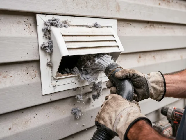 Professional dryer vent cleaning by Hudson Dryer Vent Cleaning in Hudson