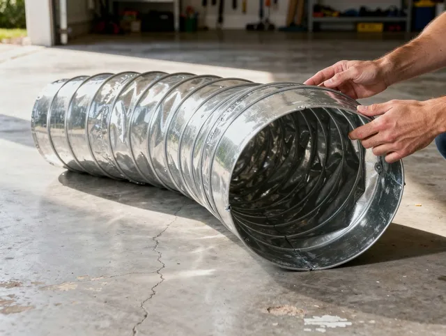 Hudson Dryer Vent Cleaning specialist using advanced equipment for thorough duct cleaning in Hudson