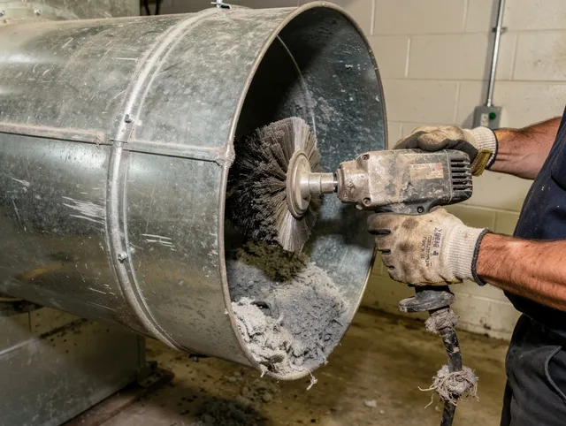 Industrial-grade dryer vent cleaning by Hudson Dryer Vent Cleaning in Hudson